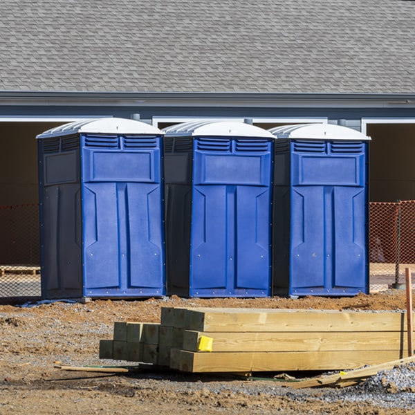 can i customize the exterior of the porta potties with my event logo or branding in Atwood